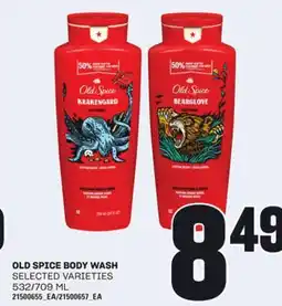 Loblaws OLD SPICE BODY WASH, 532/709 ML offer