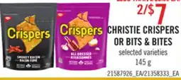 Loblaws CHRISTIE CRISPERS OR BITS & BITES, 145 G offer