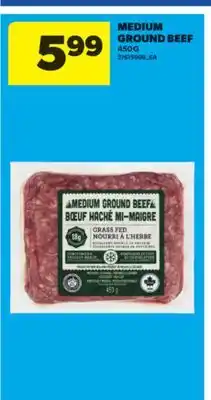 Real Canadian Superstore MEDIUM GROUND BEEF, 450 G offer