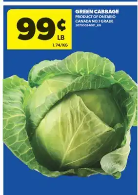 Real Canadian Superstore GREEN CABBAGE offer
