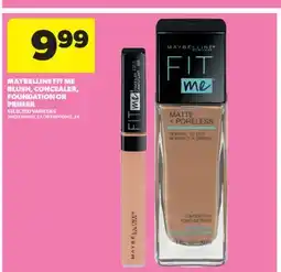 Real Canadian Superstore MAYBELLINE FIT ME BLUSH, CONCEALER, FOUNDATION OR PRIMER offer