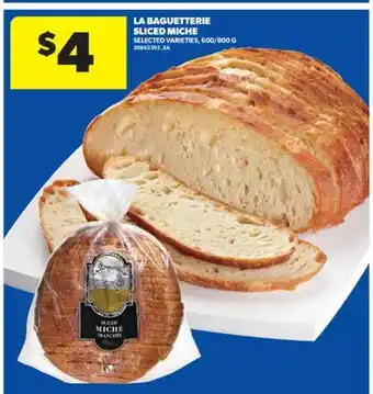 Real Canadian Superstore LA BAGUETTERIE SLICED MICHE, 600/800 G offer