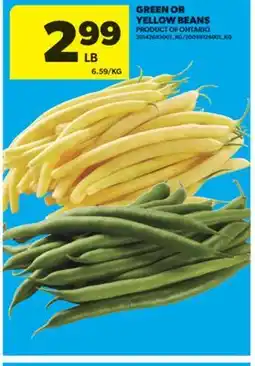 Real Canadian Superstore GREEN OR YELLOW BEANS offer
