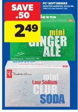 Real Canadian Superstore PC SOFT DRINKS offer