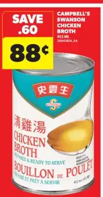 Real Canadian Superstore CAMPBELL'S SWANSON CHICKEN BROTH offer