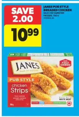 Real Canadian Superstore JANES PUB STYLE BREADED CHICKEN, 700 G offer
