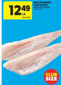 Real Canadian Superstore MSC ICELANDIC COD FILLETS offer