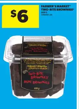 Real Canadian Superstore FARMER'S MARKET TWO-BITE BROWNIES , 608 G offer