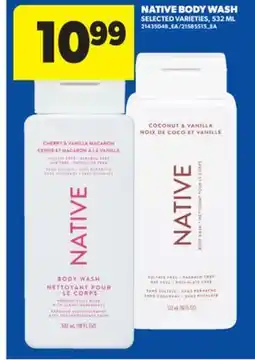Real Canadian Superstore NATIVE BODY WASH, 532 ML offer
