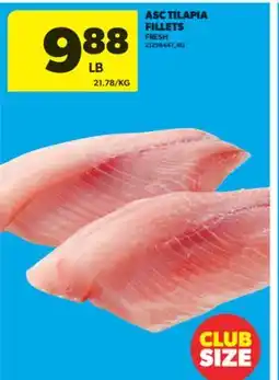 Real Canadian Superstore ASC TILAPIA FILLETS offer