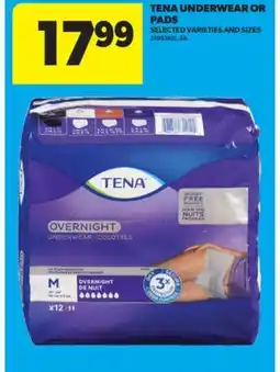 Real Canadian Superstore TENA UNDERWEAR OR PADS offer