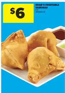 Real Canadian Superstore BRAR'S VEGETABLE SAMOSAS, 6'S offer