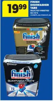 Real Canadian Superstore FINISH DISHWASHER TABS, 60-115'S offer