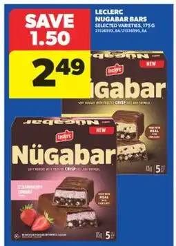 Real Canadian Superstore LECLERC NUGABAR BARS, 175 g offer