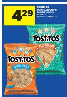 Real Canadian Superstore TOSTITOS TORTILLA CHIPS, 205-295 G offer
