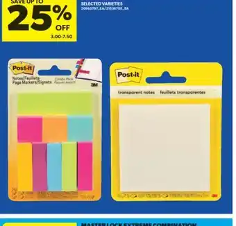 Real Canadian Superstore POST-IT STICKY NOTES offer