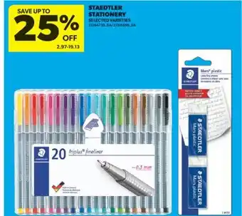 Real Canadian Superstore STAEDTLER STATIONERY offer