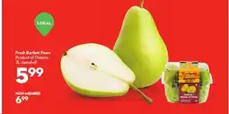 Longo's Fresh Bartlett Pears offer