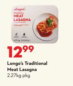 Longo's Traditional Meat Lasagna offer