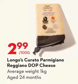 Longo's Longo's Curato Parmigiano Reggiano DOP Cheese offer