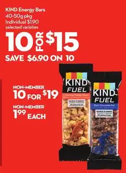 Longo's KIND Energy Bars offer