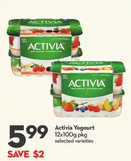 Longo's Activia Yogourt offer