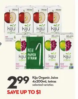 Longo's Kiju Organic Juice offer