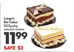 Longo's Bar Cakes offer