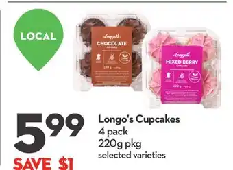 Longo's Cupcakes offer