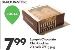 Longo's Chocolate Chip Cookies offer