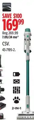 Canadian Tire Kenmore CSV 2-Motor Cordless Stick Vacuum offer