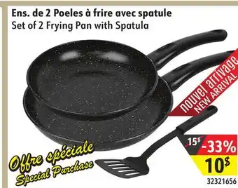 Hart Set of 2 Frying Pan with Spatula offer