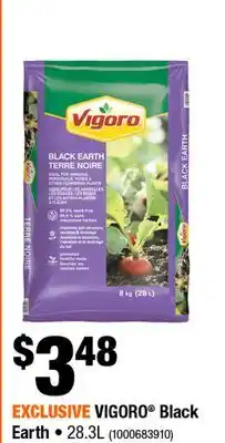 Home Depot Vigoro Black Earth offer