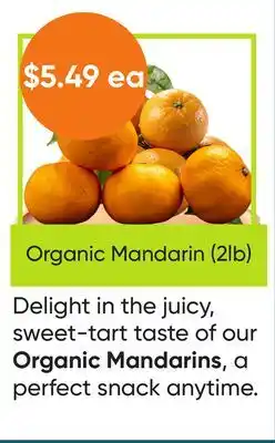 Healthy Planet Organic Mandarin offer