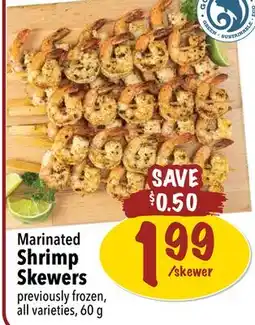 Farm Boy Marinated Shrimp Skewers offer