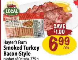 Farm Boy Hayter's Farm Smoked Turkey Bacon-Style offer