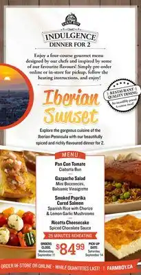 Farm Boy Dinner offer