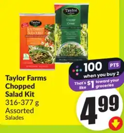 FreshCo Taylor Farm Chopped Salad Kits 316-377g offer