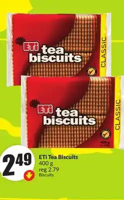 FreshCo ETi Tea Biscuits 400 g offer