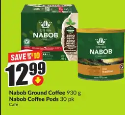 FreshCo Nabob Ground Coffee 930 g Nabob Coffee Pods 30 pk offer