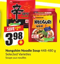 FreshCo Nongshim Noodles Soup 448-480g offer
