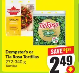 FreshCo Dempster's or Tia 272-340 g offer