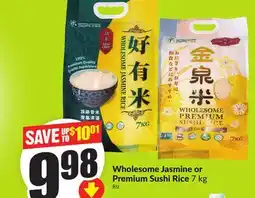 FreshCo Wholesome Jasmine or Sushi Rice 7 kg offer