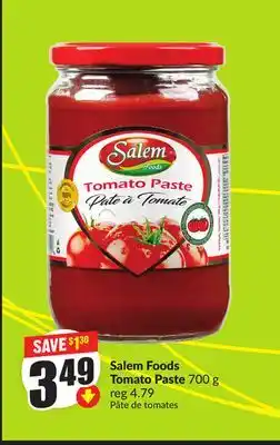 FreshCo Salem Foods Tomato Paste offer