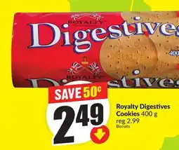 Chalo FreshCo Royalty Digestives Cookies 400 g offer