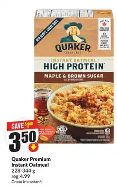 Chalo FreshCo Quaker Premium Instant Oatmeal 228-344 g offer