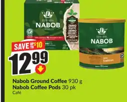 Chalo FreshCo Nabob Ground Coffee 930 g Nabob Coffee Pods 30 pk offer