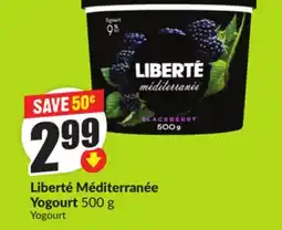 Chalo FreshCo Liberté Méditerranée Yogourt 500 g offer