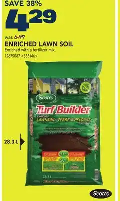 RONA SCOTTS ENRICHED LAWN SOIL offer
