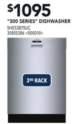 RONA BOSCH 300 SERIES DISHWASHER offer